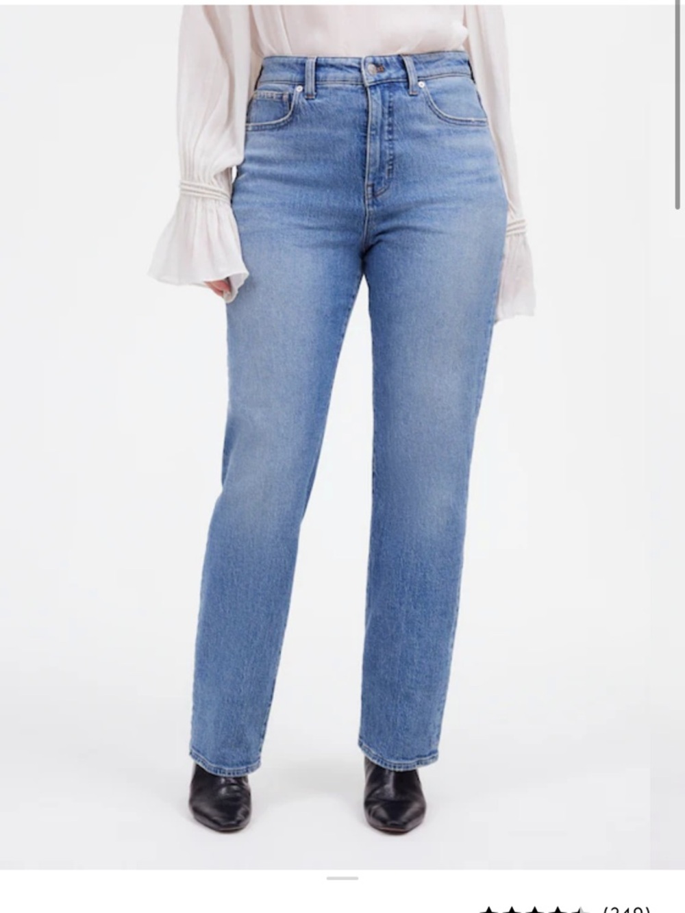 Madewell curvy 90s straight jeans